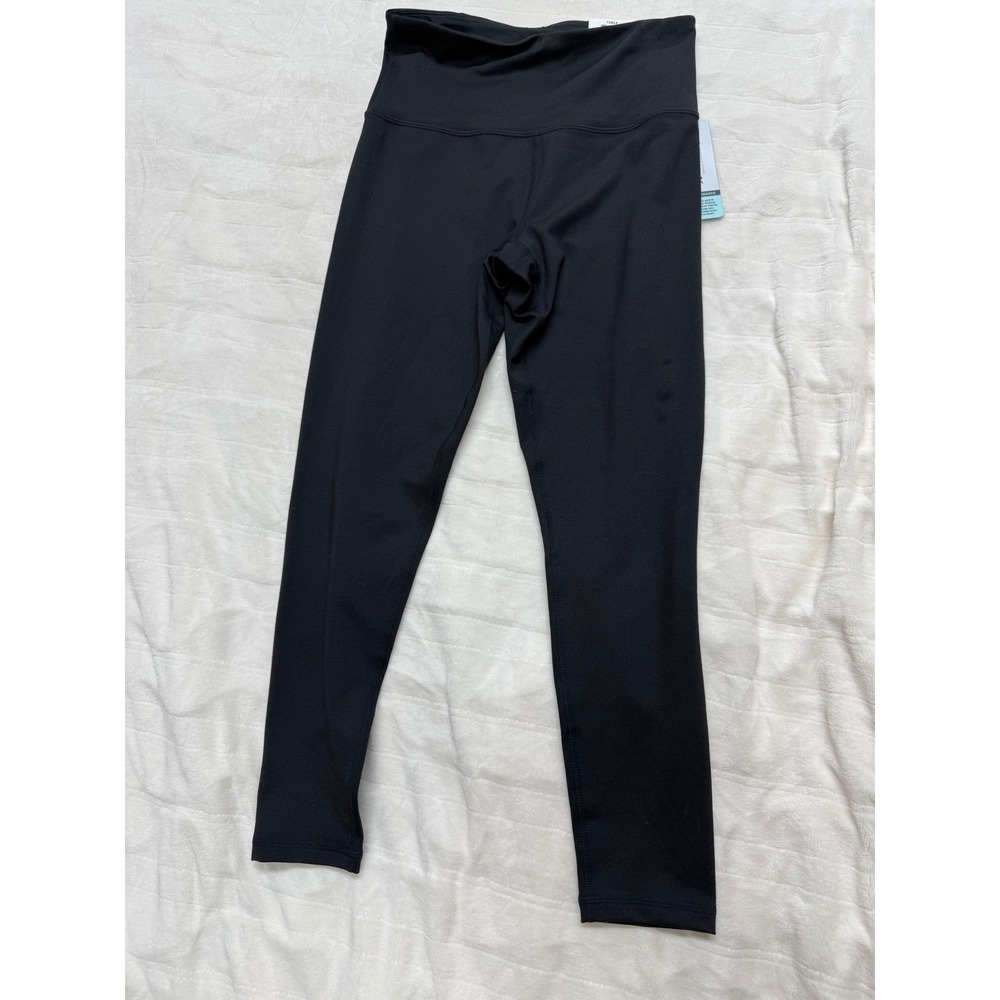 Ideology Black High Waisted Ankle Length Activewear Leggings Womens Small